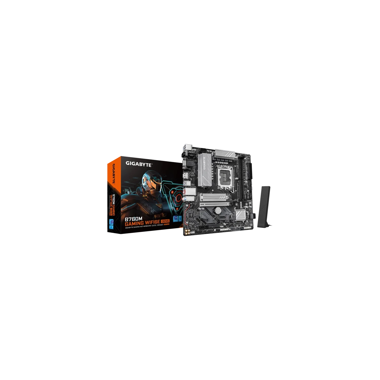 Placa madre Gigabyte B760M Gaming Wifi 6E Gen 5 LGA1700 DDR5