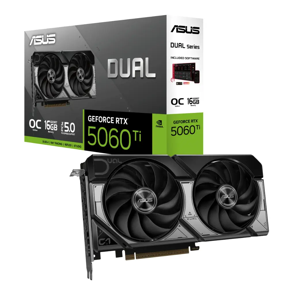 Placa de Video Asus Dual RTX 5060 TI 16GB