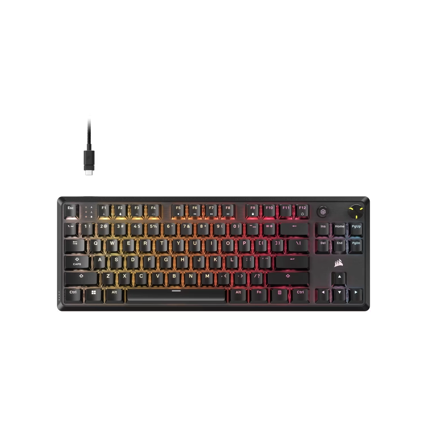 Teclado gamer CORSAIR K70 CORE TKL RGB USB