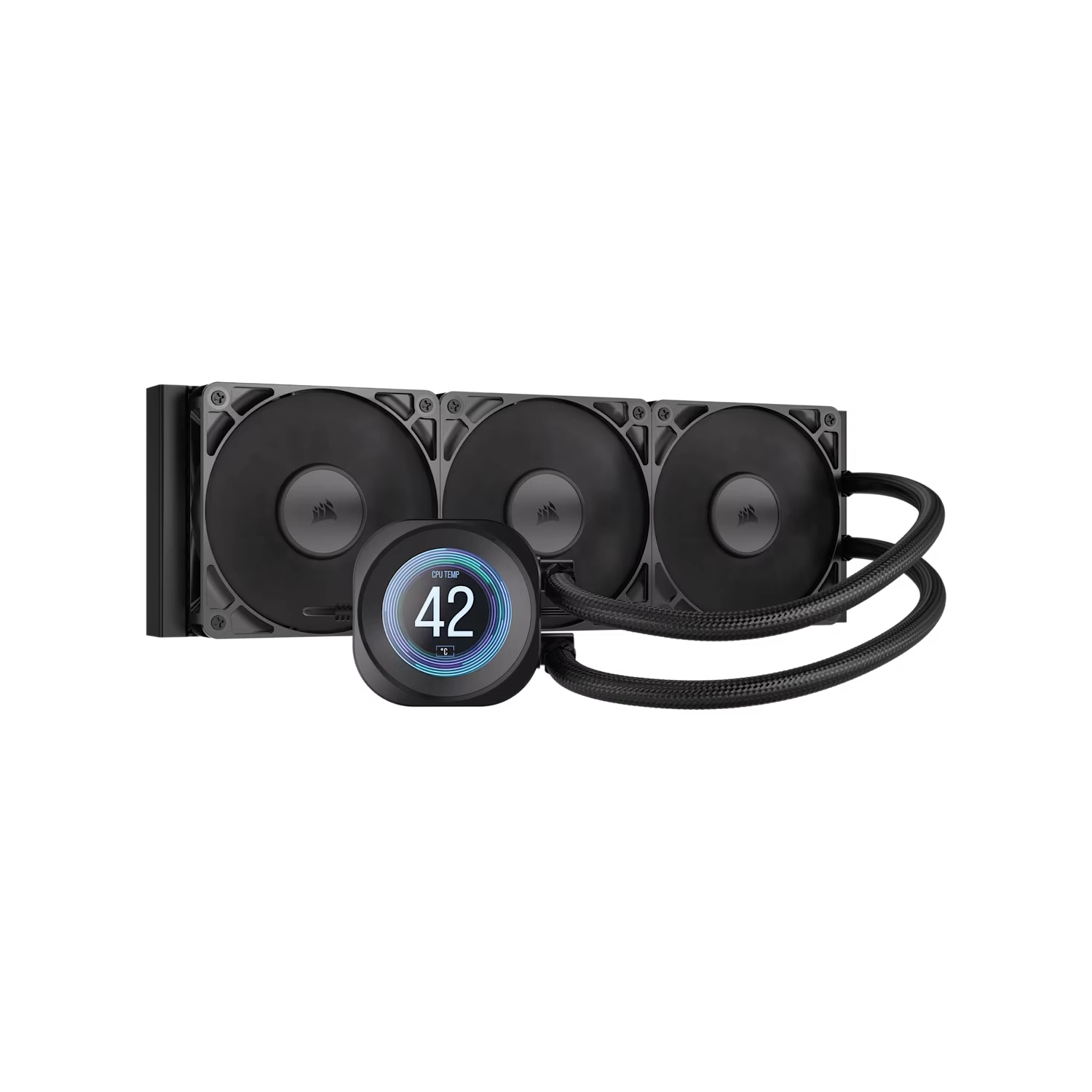 Liquid cooler CORSAIR NAUTILUS 360 RS LCD Negro
