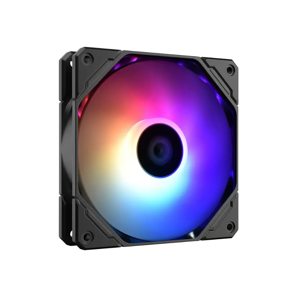 Cooler gabinete ID-Cooling Pro 120x120mm ARGB negro