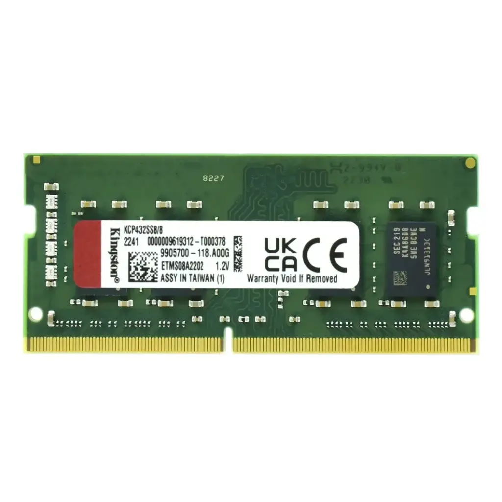 Memoria notebook Kingston 8GB DDR4 3200MHz CL19 KCP