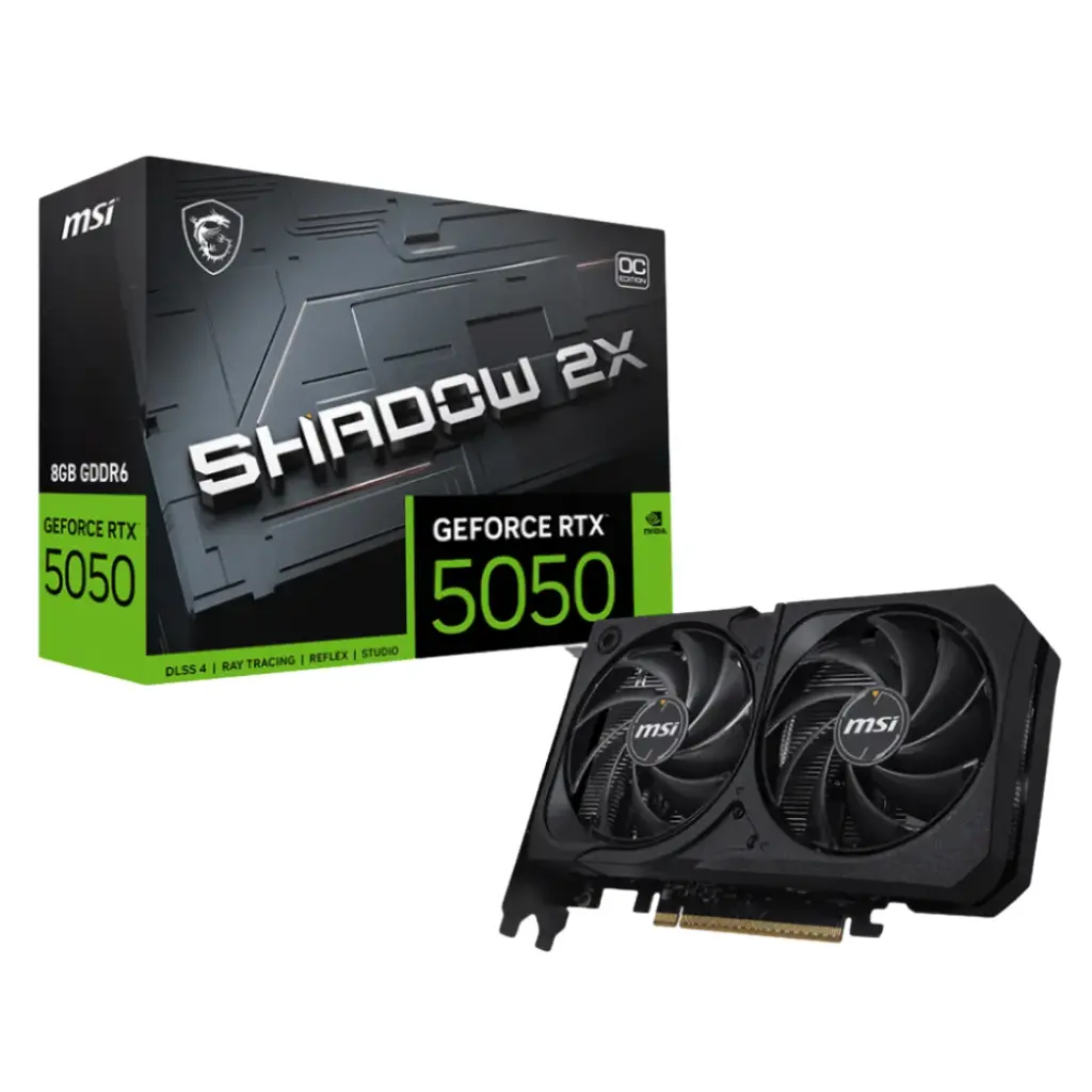 Placa de Video MSI RTX 5050 8GB Shadow 2X OC GDDR6