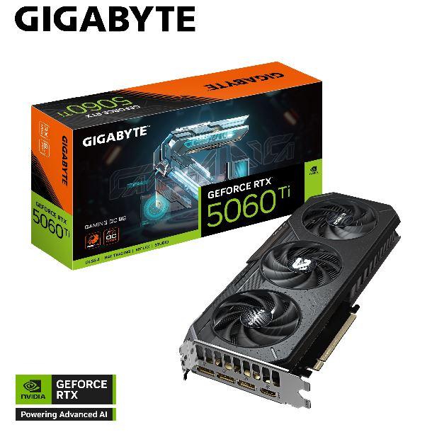 Placa De Video Gigabyte Geforce Rtx 5060 Ti Gaming 8G