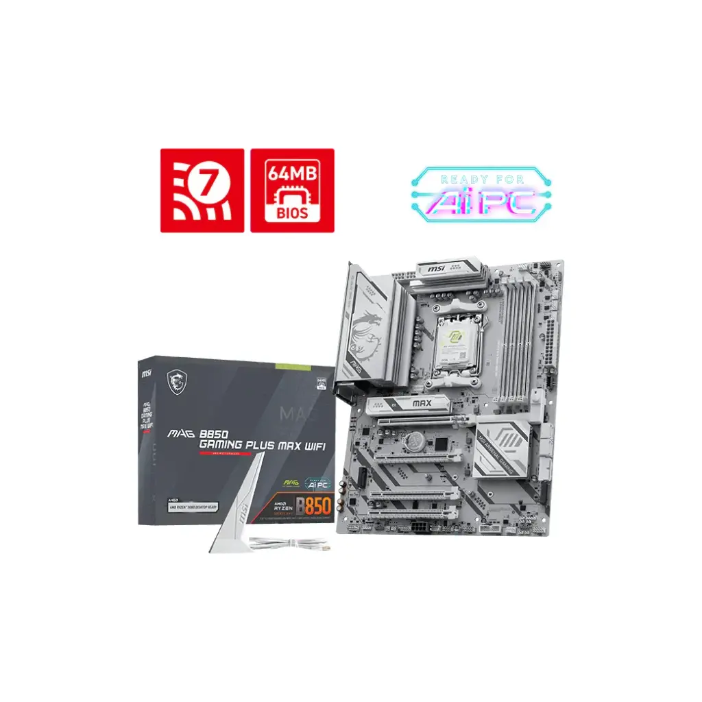 Placa madre MSI MAG B850 GAMING PLUS MAX WIFI AM5