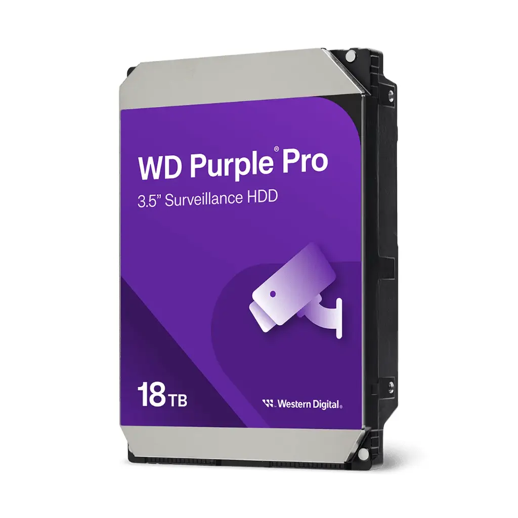 Disco rígido CCTV Western Digital Purple Pro 18TB 3.5" SATA 3.0 512MB 7200rpm