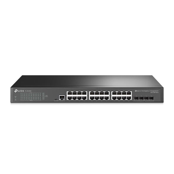 Switch TP-Link Omada SG3428 24 Puertos Gigabit + 4 SFP L2