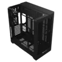 Gabinete Thermaltake View 390 Air Mid Tower TG Curvo c/2 Coolers Negro