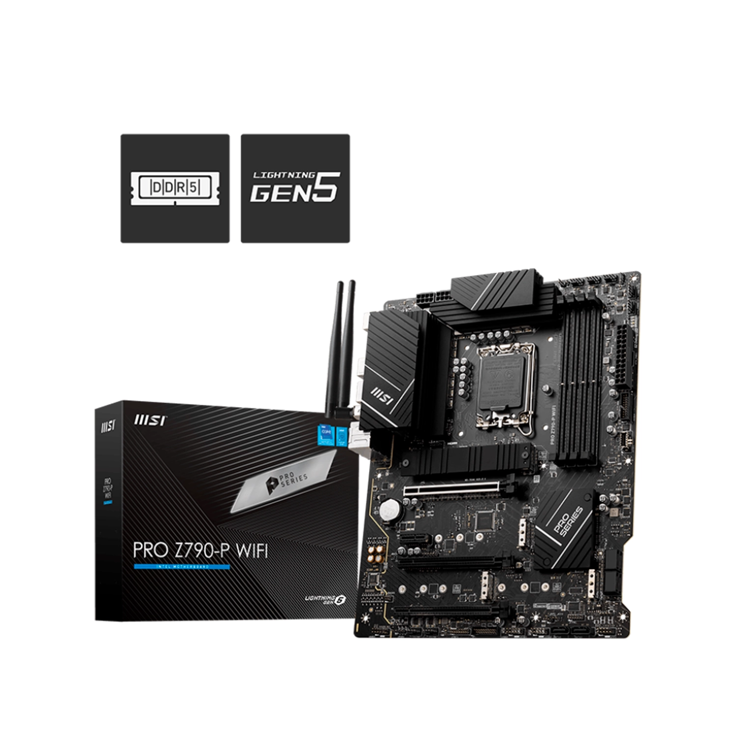 Placa madre MSI PRO Z790-P WIFI LGA1700 DDR5