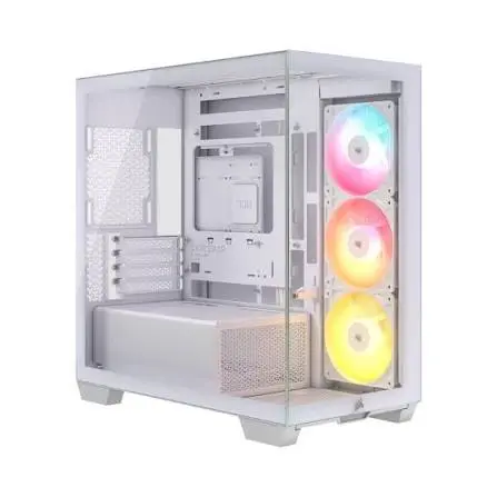 Gabinete Corsair 2800X RS-R ARGB Panoramic Glass Micro-ATX Case Blanco