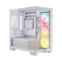 Gabinete Corsair 2800X RS-R ARGB Panoramic Glass Micro-ATX Case Blanco