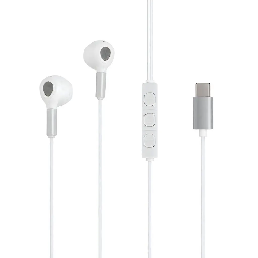 Auricular manos libres Only conector usb c blanco