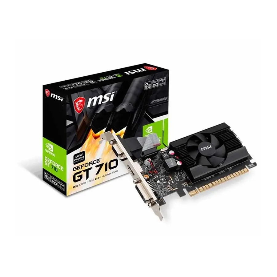 Placa de Video MSI NVIDIA GeForce GeForce GT 710 2GD3 LP