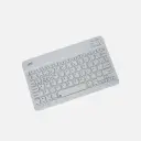 Teclado slim bluetooth Xaea recargable blanco
