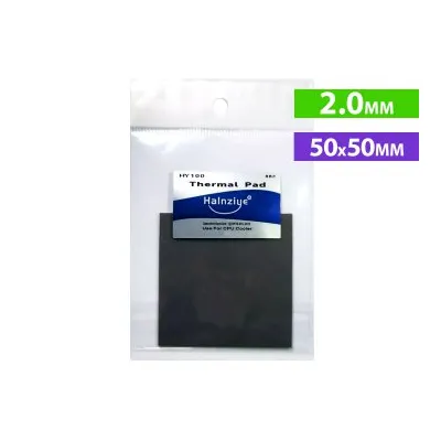Silicona thermal pad termico Halnziye hy100 50x50x2.0mm 3w/m-k para mother placa de video chipset gpu