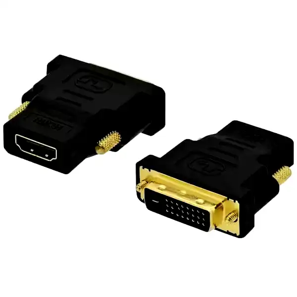 [09-017] Adaptador DVI-D Macho 24+1 a HDMI Hembra 