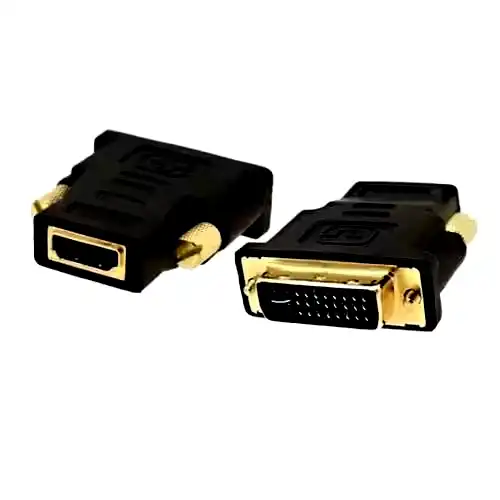 [09-017B] Adaptador DVI-I Macho 24+5 a HDMI Hembra dual link 