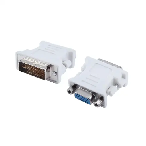 [NSADDV1] Adaptador DVI-I Macho 24+5 pines a Vga Hembra Nisuta