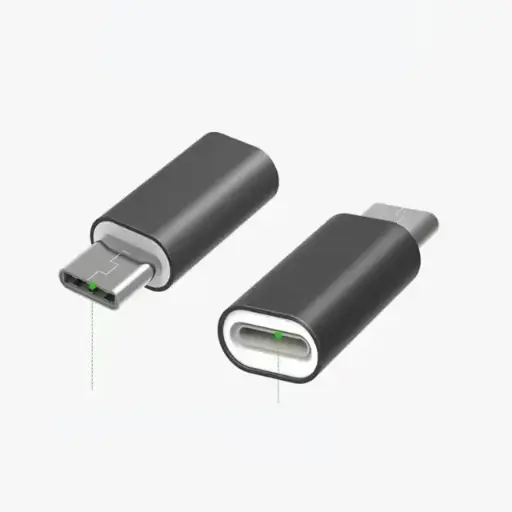 [09-033] Adaptador usb tipo c macho a lightning hembra 