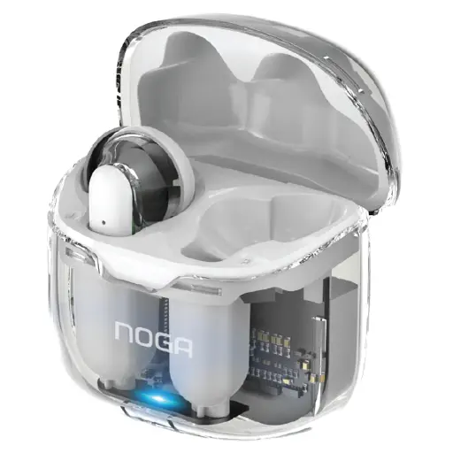 [NG-BTWINS35BL] Auricular bluetooth Noga Twins blanco bluetooth 5.3 táctil llamadas 