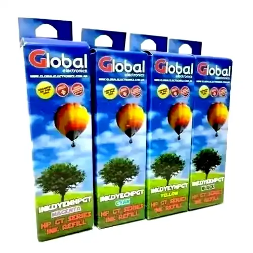 [INKDYECHPGT] Botella de tinta alternativa Global HP GT series cian 70cm3 