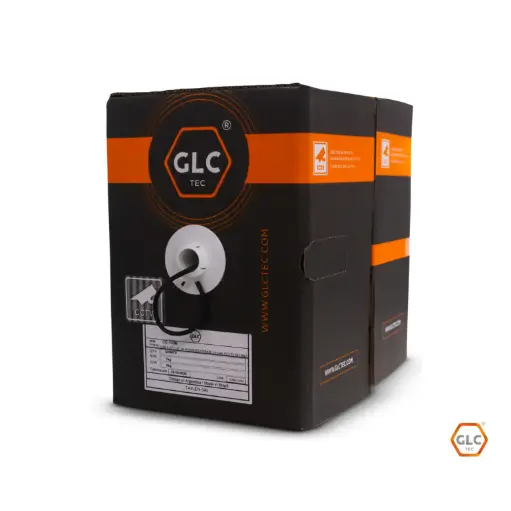[CE-1106] Cable UTP Cat 5E GLC Max Bobina interior/exterior 305mts cctv 100% cobre 