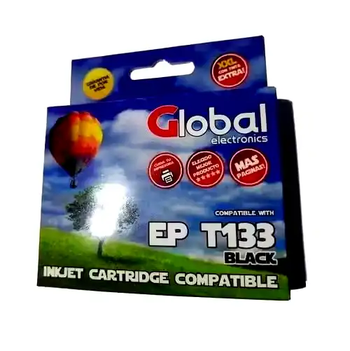 [INKCARTET133K] Cartucho alternativo Epson T133 T133120 negro 13Mls 