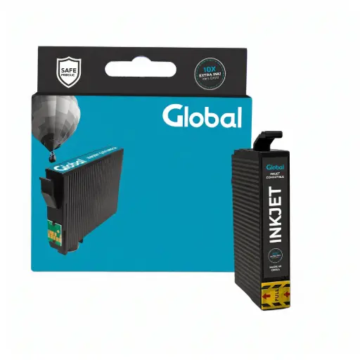 [INKCARTET297BK] Cartucho alternativo Global Epson T296/T297 Negro 16 Mls 