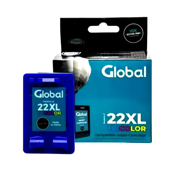 [INKCARTHP22XL] Cartucho alternativo Global HP 22 XL C9352CL negro tri-color 17.3Mls 