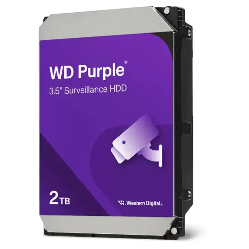 [WD23PURZ] Disco rígido CCTV Western Digital Purple 2TB 5400RPM 64mb