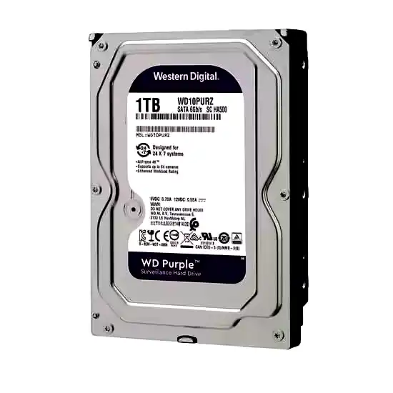 [WD11PURZ] Disco rígido CCTV Western Digital Purple 1TB 5400RPM 64mb Videovigilancia 