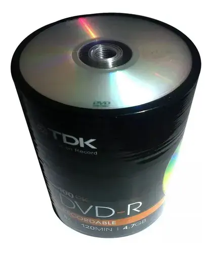 [32002500-un] DVD-R virgen TDK Estampado 4.7GB 8X (x 1) 
