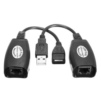 [USB-50M] Extensor USB a UTP Cat 5 / 6 45mts Int.co pack x 2 