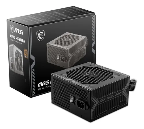 [MAG A550BN] Fuente pc Msi MAG A550BN 550W 80 Plus Bronze 45.5A