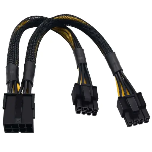 [GM058] Hub splitter adaptador pcie 8 pines a 2 pcie 6+2 pines mineria rig mallado 