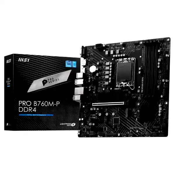 [PRO B760M-P DDR4] Placa madre MSI B760M-P DDR4 s1700 
