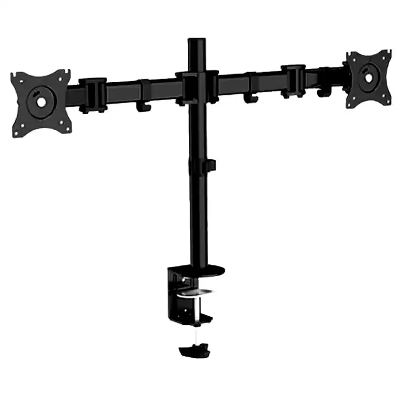 [IT-DB91E] Soporte Intelaid IT-DB91E de escritorio para doble monitor 13'' a 27'' -max 8kg -45° +45° 