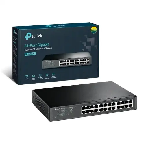 [TL-SF1024D] Switch desktop TP-Link TL-SF1024D 24 puertos 10/100 escritorio 