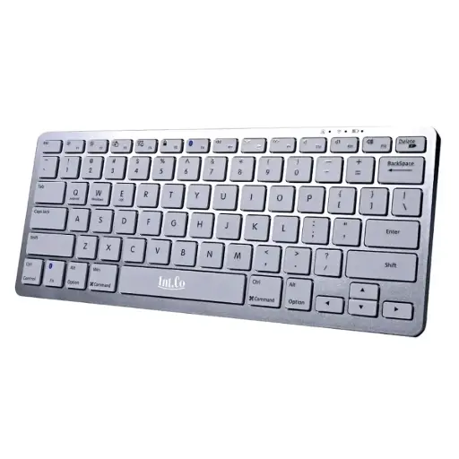 [RDK-902] Teclado inalámbrico bluetooth Int.co aluminio slim recargable 