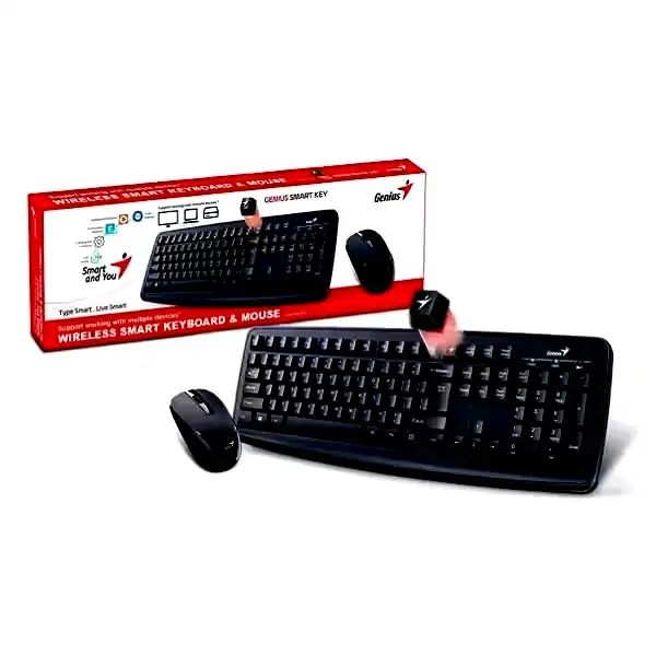 [31340004413] Teclado y mouse Inalámbrico Genius KM-8100 