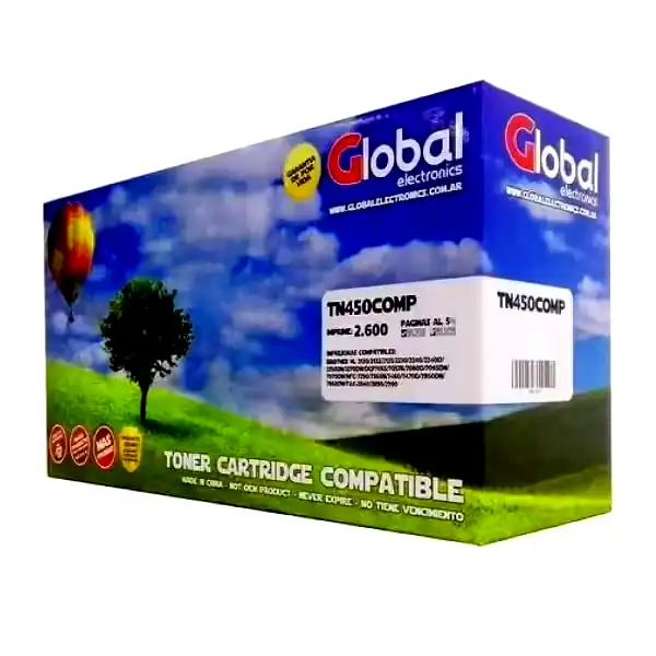 [TN450COMP] Toner alternativo Global Brother TN 450 410 420 2.6k 