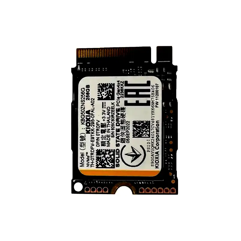 [KBG60ZNS256G] Disco SSD Kioxia M.2 NVMe 256GB PCIe 4.0 2230 mini 30mm bulk