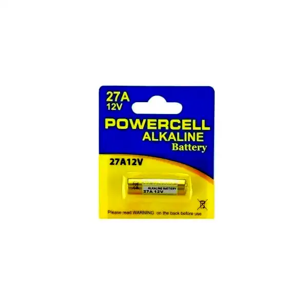 [KBH-27A 12V] Pila alcalina PowerCell 27A 12V x unidad