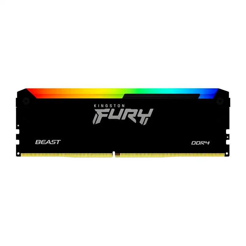 [KF436C18BB2A/16] Memoria Pc Kingston 16GB DDR4 3600MHz Fury Beast black RGB CL18