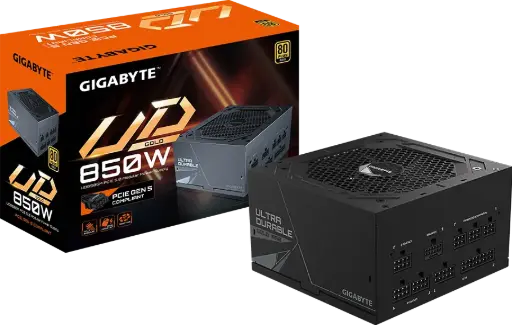 [GP-UD850GM PG5] Fuente pc Gigabyte 850W 80 Plus Gold Full Modular PG5 negra