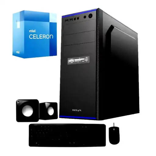 [CPU-INTEL01] CPU Intel Celeron G5925 SSD 240GB RAM 8GB Gabinete c/fuente 500W c/kit periféricos