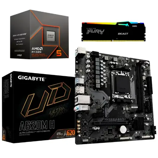 [COMBO-AMD20] Combo Amd Ryzen 5 8600G / Placa A620 / Ram 16GB 5200MHz c/video 