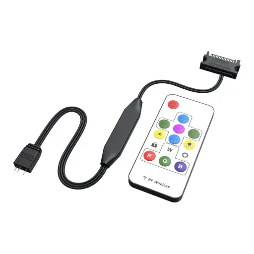 [CONTROLADOR REMOTO RGB DIGITAL 5V] Controlador Rgb Digital Addressable 5v 3 pines con control remoto