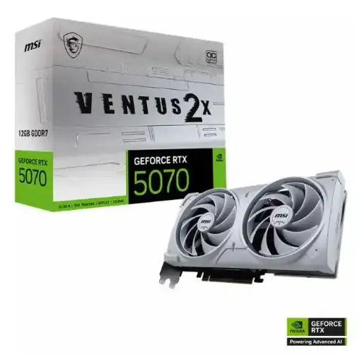 [RTX 5070 12G VENTUS 2X OC WHITE] Placa de video MSI RTX 5070 12G Ventus 2X OC White GDDR7