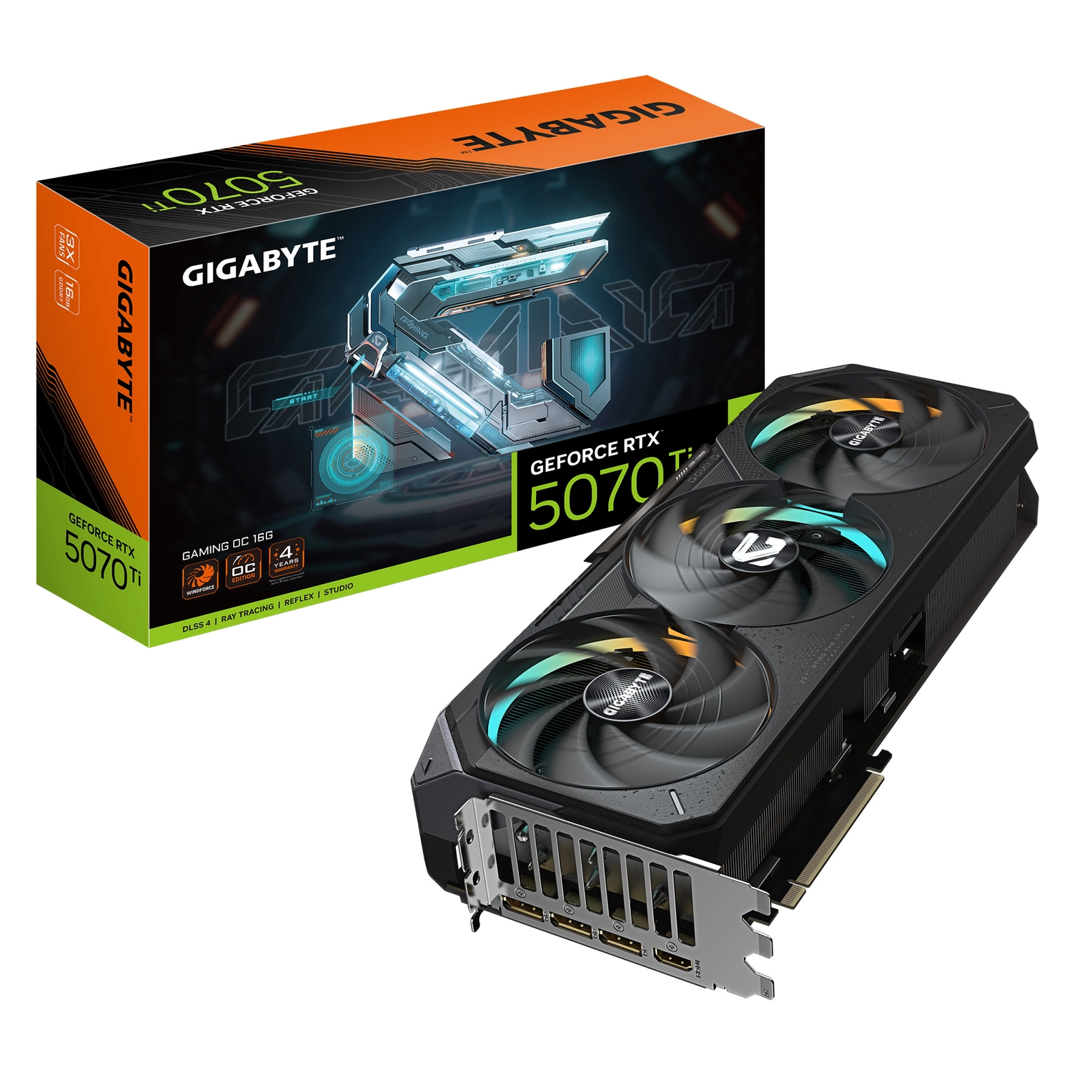 [GV-N507TGAMING OC-16GD] Placa de video Gigabyte RTX 5070 Ti Gaming OC 16GB GDDR7